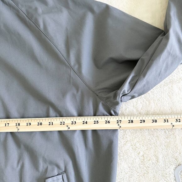 Vintage Field & Stream Jacket Men's XLT Gray Red Plaid-Lined Windbreaker Bomber - Picture 8 of 11